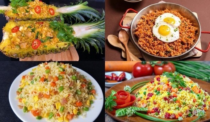 Cơm rang thập cẩm là một món ăn đơn giản nhưng rất ngon miệng, dễ thực hiện (Ảnh: ITN).