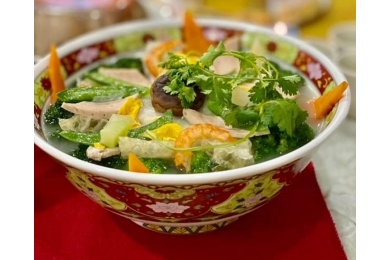 Canh bóng thả ngày Tết và bí quyết tẩy bóng bằng nước mắm với hạt tiêu